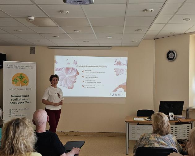 Onkologinių ligų prevencijos bendruomenėje programa