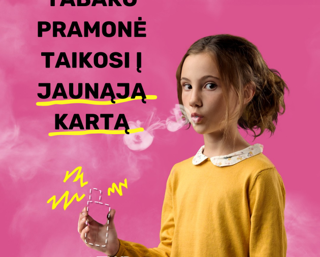Gegužės 31 d. – pasaulinė diena be tabako: „Apsaugokime vaikus nuo tabako pramonės kišimosi“