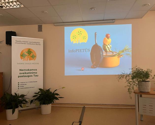 Edukacija-degustacija „infoPIETŪS" skirti senjorų savaitei paminėti