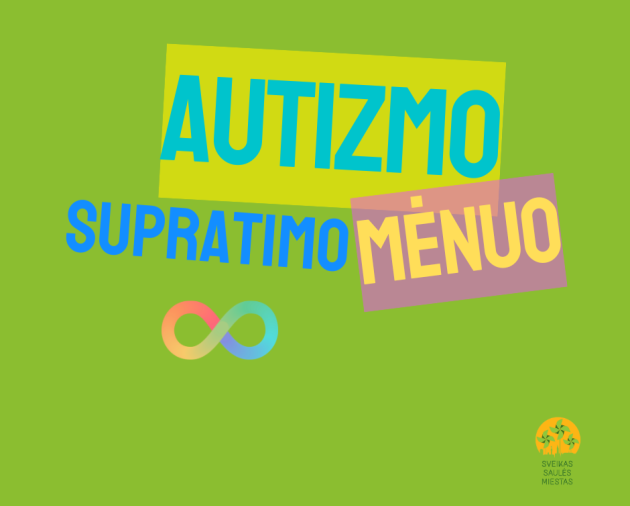 Balandis - autizmo supratimo mėnuo