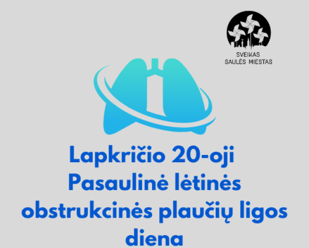 Lapkričio 20-oji Pasaulinė lėtinės obstrukcinės plaučių ligos diena