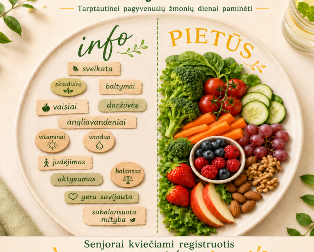 Šventiniai „infoPIETŪS“ , skirti Tarptautinei pagyvenusių žmonių dienai paminėti