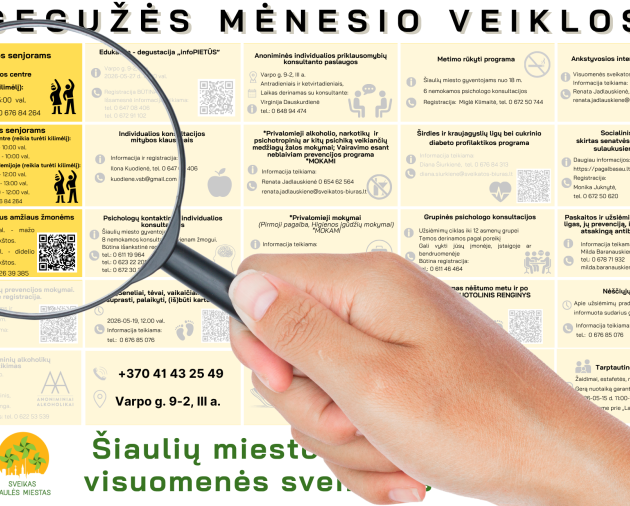 Laikas susipažinti su Biuro veiklomis iš arčiau!