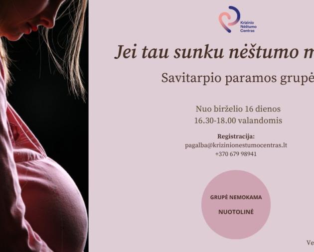 Kviečiame besilaukiančias moteris į nuotolinę savitarpio paramos grupę 