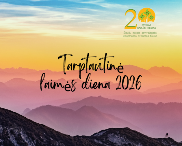 Tarptautinė laimės diena 2026