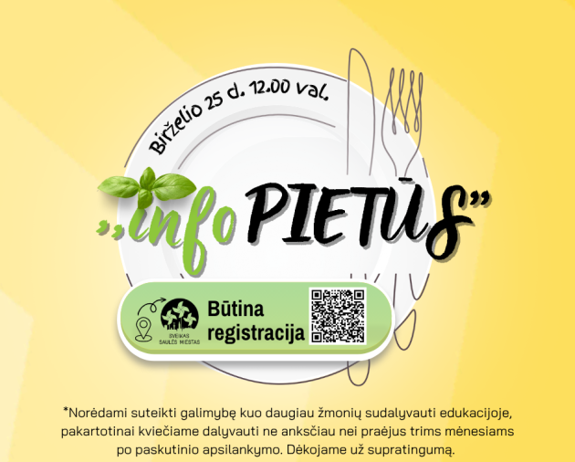 Edukacija-degustacija ,,infoPIETŪS"