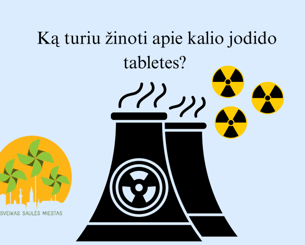 Ką turiu žinoti apie kalio jodido tabletes?