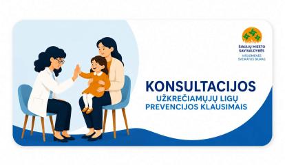 Individualios konsultacijos užkrečiamųjų ligų prevencijos klausimais