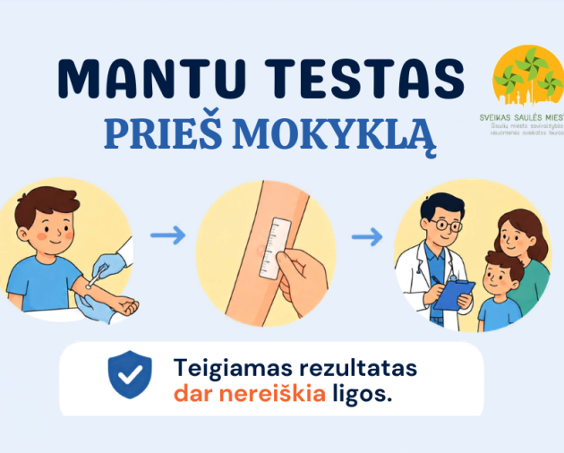 Mantu testas prieš mokyklą: ką svarbu žinoti?