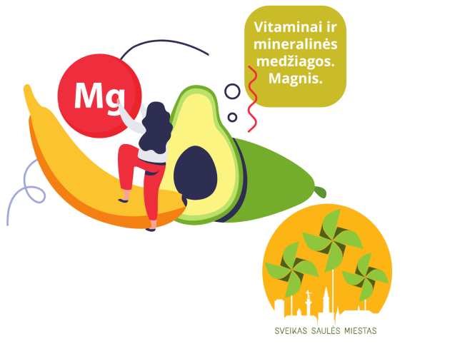 Vitaminai ir Mineralinės medžiagos. Magnis.