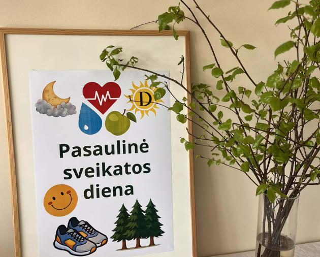 Pasaulinę sveikatos dieną paminėjome jaukiai ir prasmingai