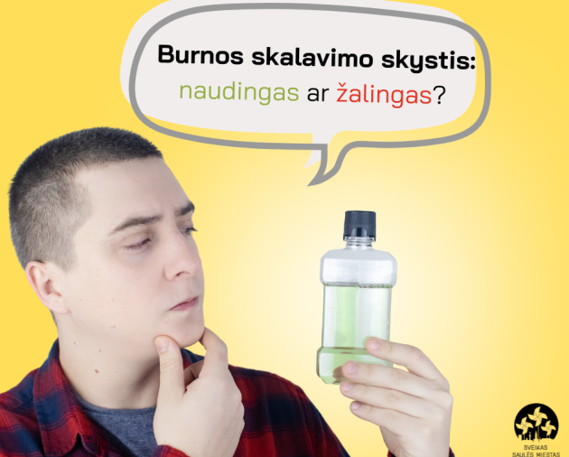 Burnos skalavimo skystis: naudingas ar žalingas?