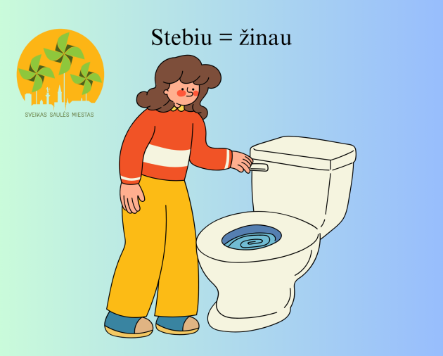 Stebiu = žinau