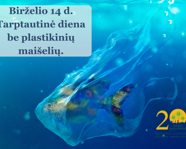 Liepos 3-ioji  - Tarptautinė diena be plastikinių maišelių