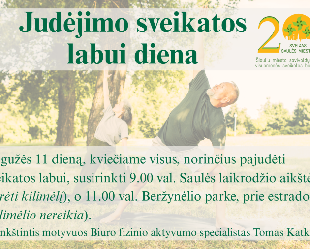 Judėjimo sveikatos labui diena