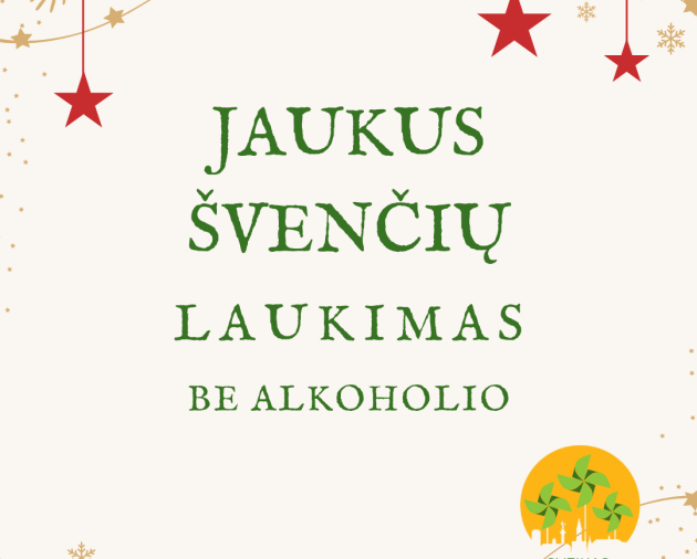 Švenčių laukimas be alkoholio